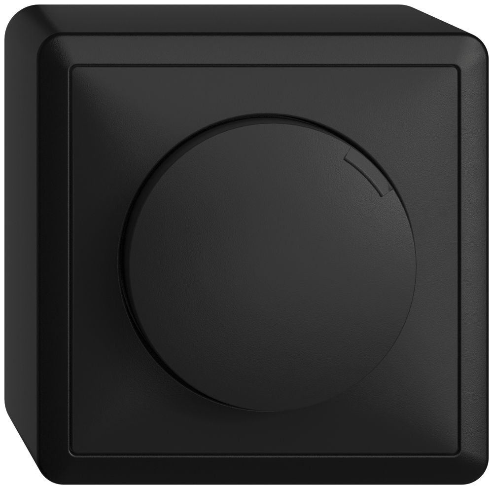 AP-Drehdimmer EDIZIOdue 20…300W Phasenabschnitt schwarz