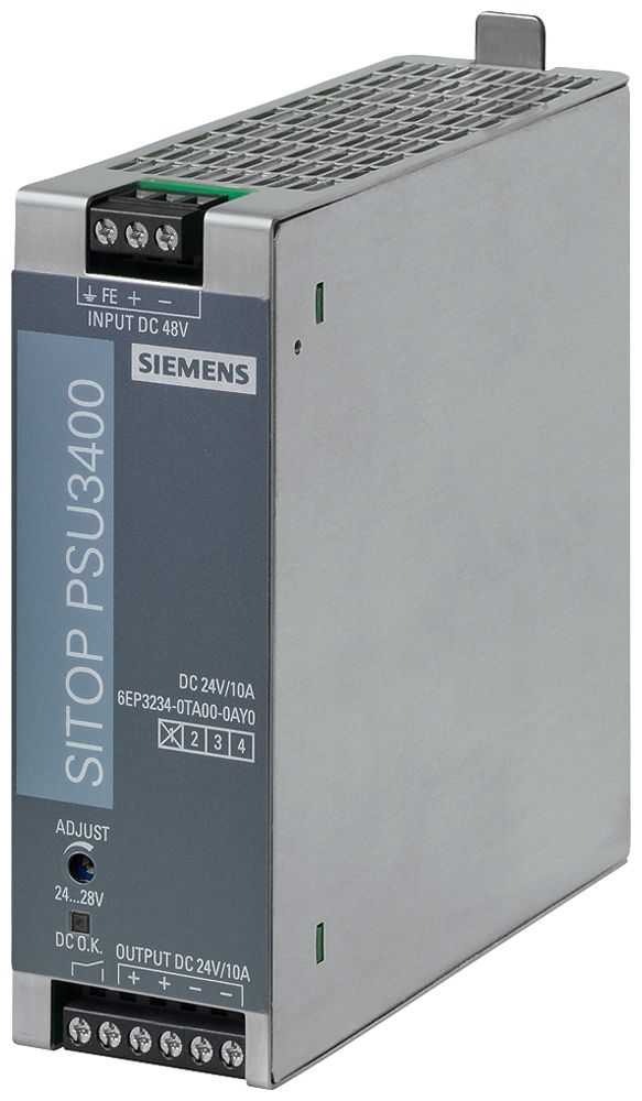 Stromversorgung Siemens SITOP, IN: 48VDC, OUT: 24VDC/10A