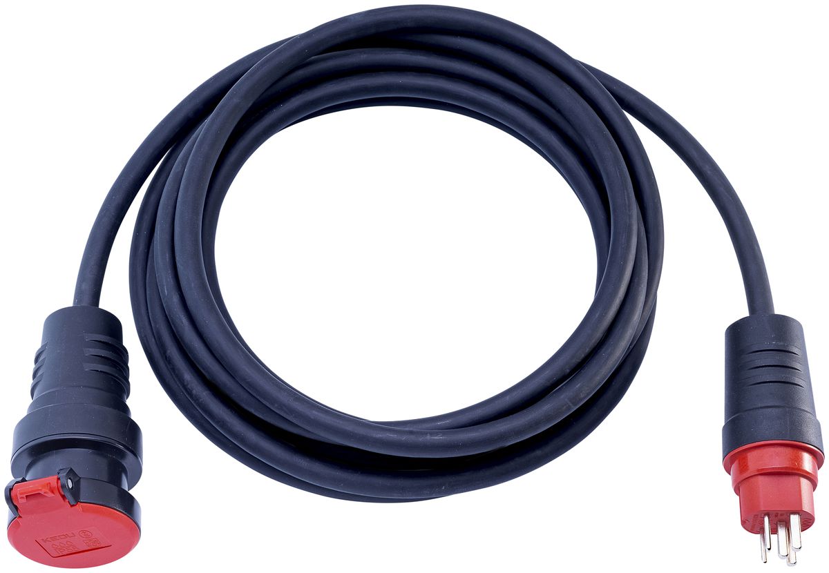 Prolunga ELBRO T15/T15 H07RN-F5G1.5mm² GDV 10m IP55 nero