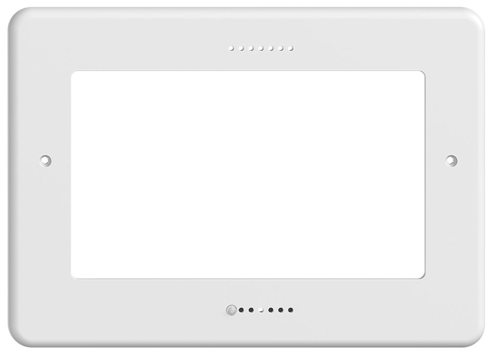Abdeckrahmen STANDARDdue für KNX-Panel 7" weiss