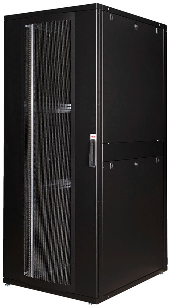 Netzwerkschrank 19" ROLINE Pro 800×1970×1000mm 42HE 2×Tür schwarz