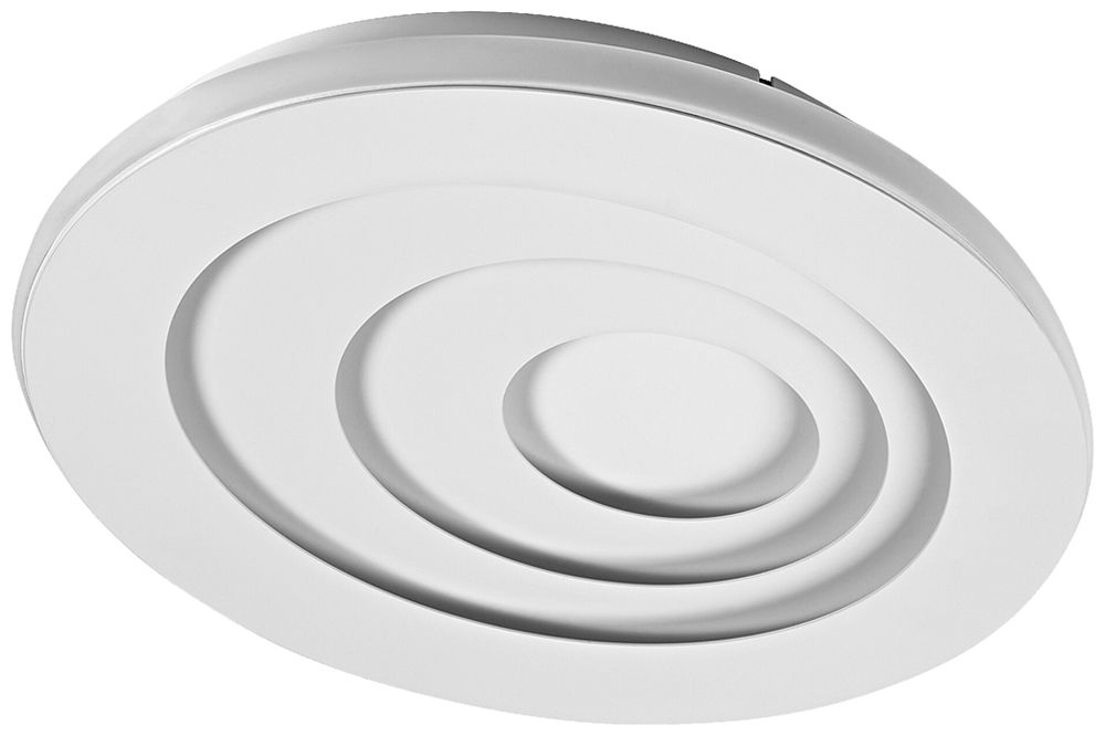 Plafonnier LED LEDVANCE ORBIS SPIRAL Oval 27W 1500lm 3000K Ø360mm blanc