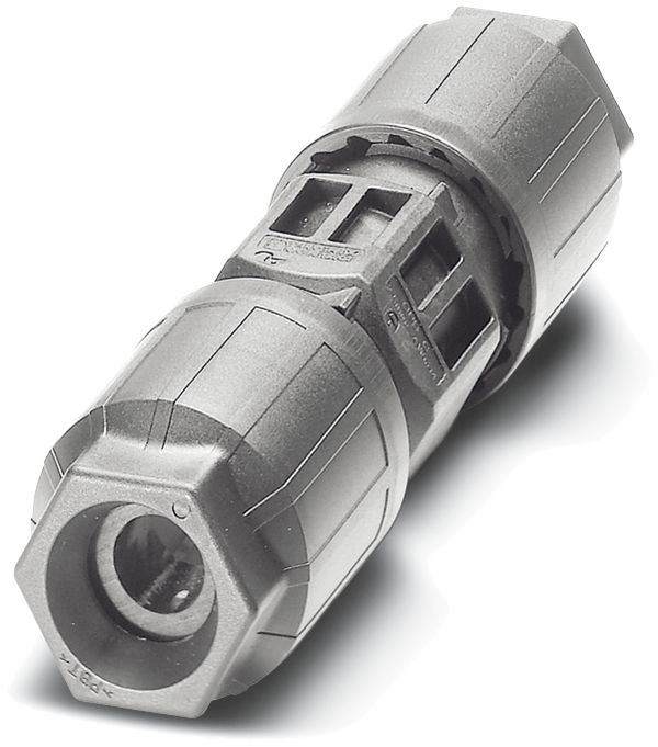 Leitungsverbinder QUICKON 4LPE 1…2.5mm² Ø9…16mm 2×Mutter grau