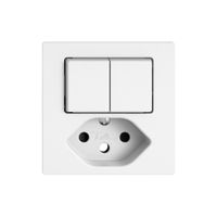 Montageset EDIZIO.liv SNAPFIX® für Kombi.T13 m.2 Druckknöpfen Shutter ws