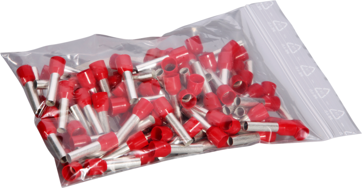 Aderendhülse Ferratec DIN isoliert 10mm²/18mm rot