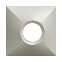 Fronthaube eckig EDIZIOdue hellgrau für Bewegungsmelder PIRI 360°