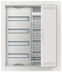 Distributeur ENC ABB ComfortLine 4 rangées 48UM a.porte ventilée 615×714×125mm