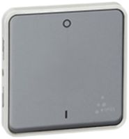 Interruttore a bilico PLEXO 0/2L grigio