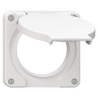 Deckel mit Klappdeckel NEVO Ø60mm IP21 ws (Dicht.ws)
