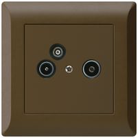 Presa antenna INC R/TV/dati kallysto.line 2GHz 10.5db marrone