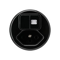 Einsatz zu Leuchtkombination basico 3+A-R/1L+Typ 13 schwarz 1 Linse