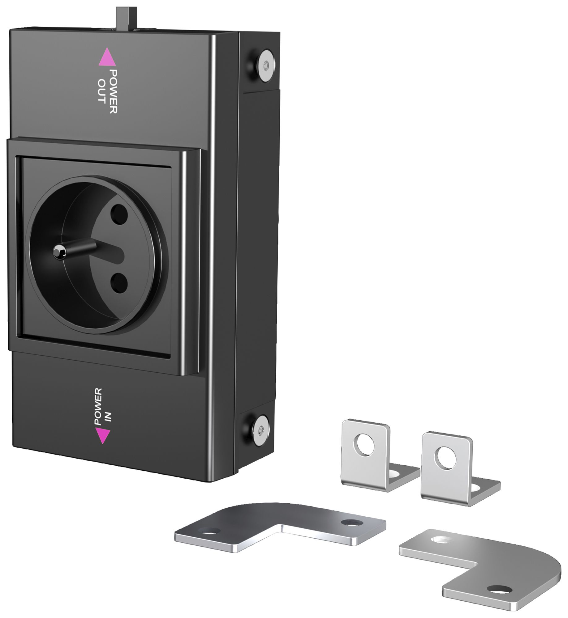 Prise multiple Rittal SZ 2500.712 pour luminaire de système LED 240VAC 1×CEE7/5