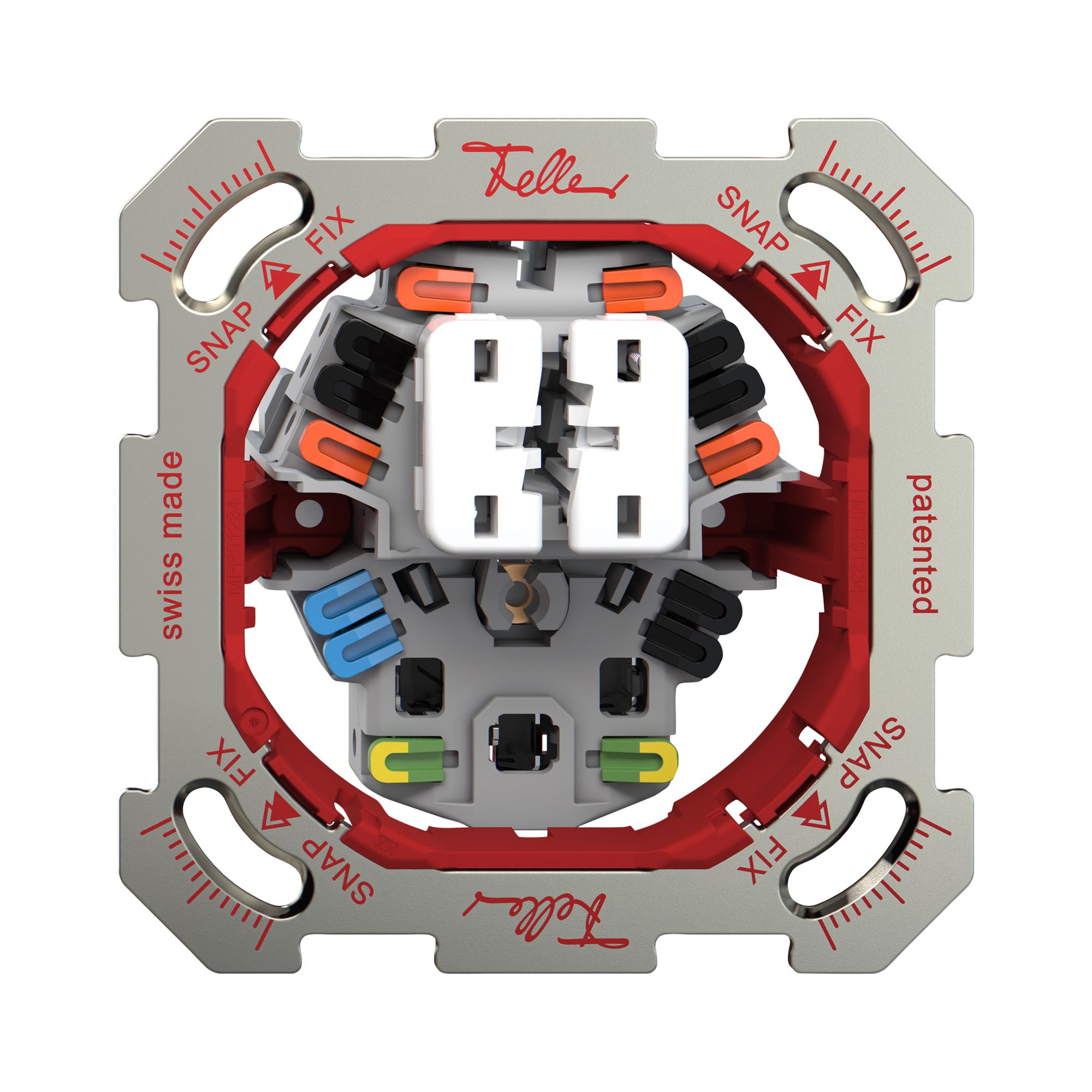 UP-Kombination Feller SNAPFIX® 2×Schema 3+T23