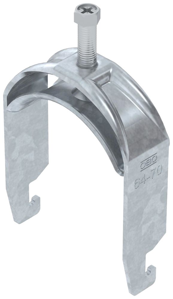 Fixation rapide BET 2056 pied à U métal 64…70mm 1×câble acier Zn-ch-im