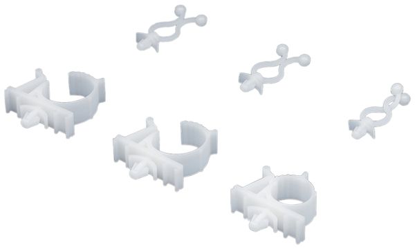 Fermacavi Rittal DK 7111.310 materiale sintetico bianco 10pz