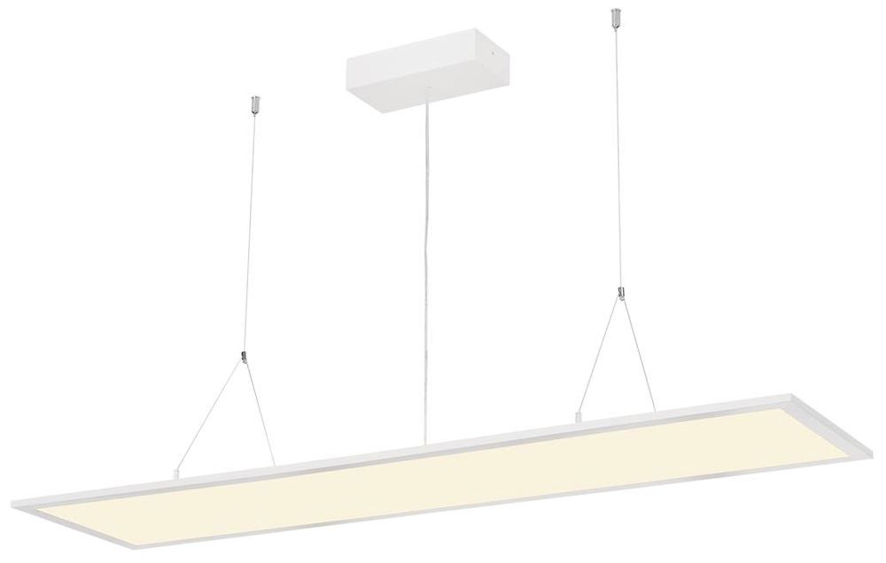 LED-Pendelleuchte SLV I-PENDANT PRO DALI 43W 3750lm 3000K 1200×300 weiss