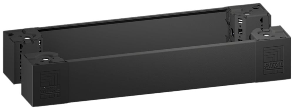 Zoccolo con angoli Rittal AX, A=100mm, per armadio compatto L=600mm