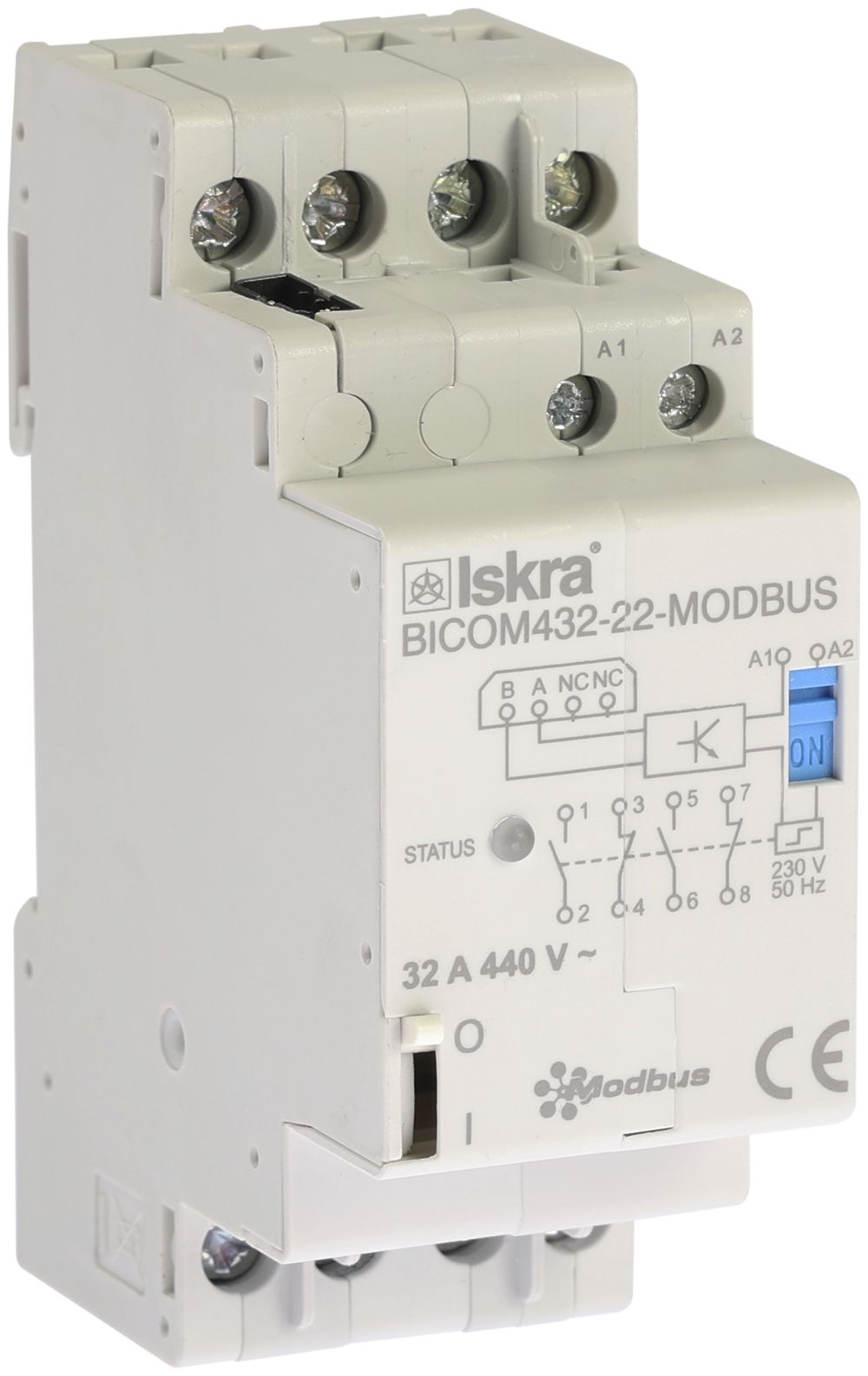 Contattore/interruttore di reset AMD, M-Bus, 230V, 2F 2O 32A, 35×90×60mm