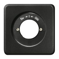 UP-Frontset Su-I-Giu schwarz für Schlüsselschwenktaster FH