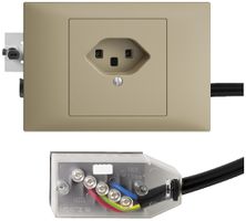 Presa INS EDIZIOdue T23 L1 sand 45…69mm per cavo piatto Technofil