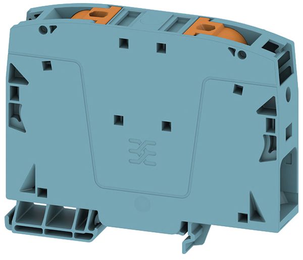 Borne de passage joignable WM A2C 50/70 BL 70mm² 150A 1000V PUSH IN 2×1 DIN35 bl