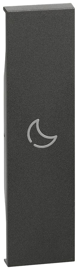 Cache de touche Living Now pour touches MyHOME 1 module avec symbole nuit noir