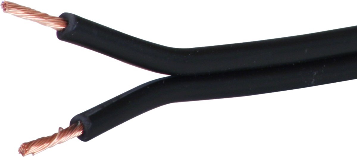 Tlf-Litze 2×0.75mm² schwarz Eca