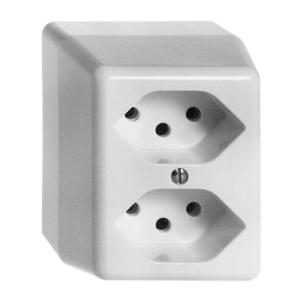 AP-Steckdose FH 2×T13 X orange