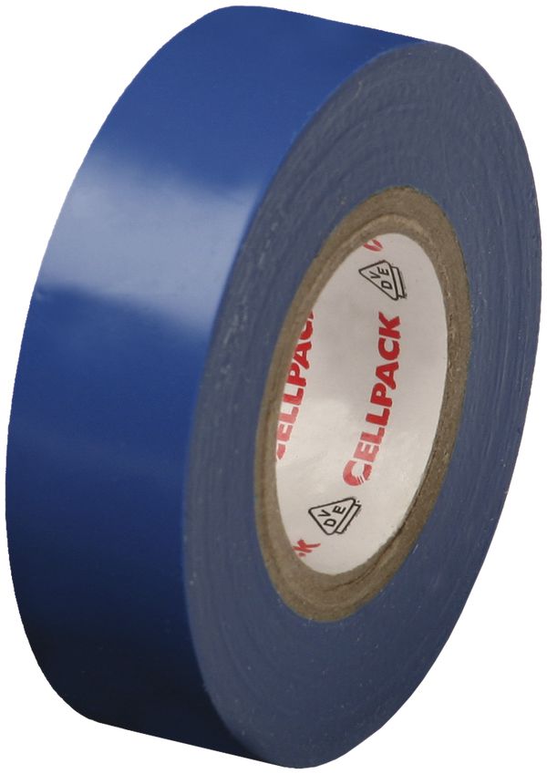 Isolierband Cellpack 128 15mm×10m hellblau