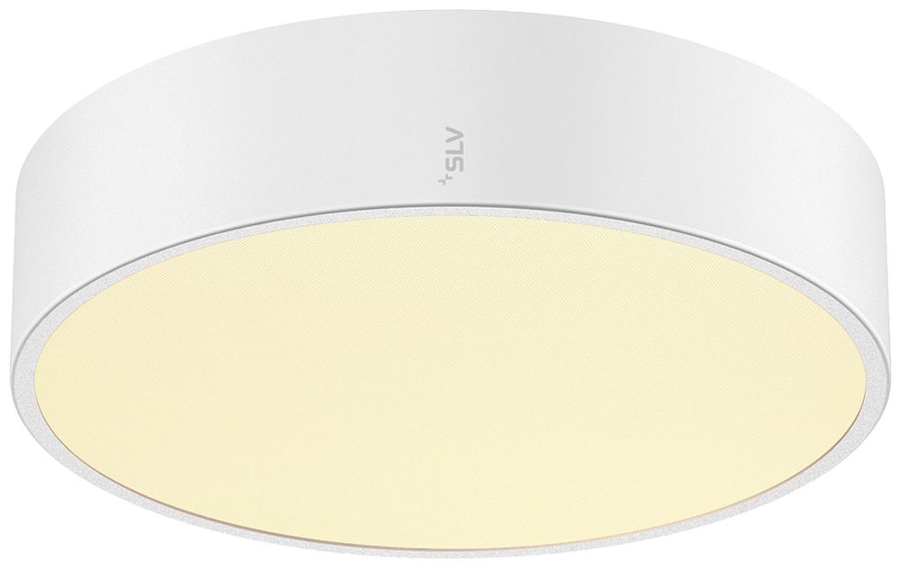 LED-Deckenleuchte SLV MEDO PRO 30 10W 1250lm 930/940 IP50 DALI Ø280mm weiss