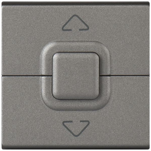 EB-Storentaster MOS 500W magnesium AUF/STOP/AB 2 Module