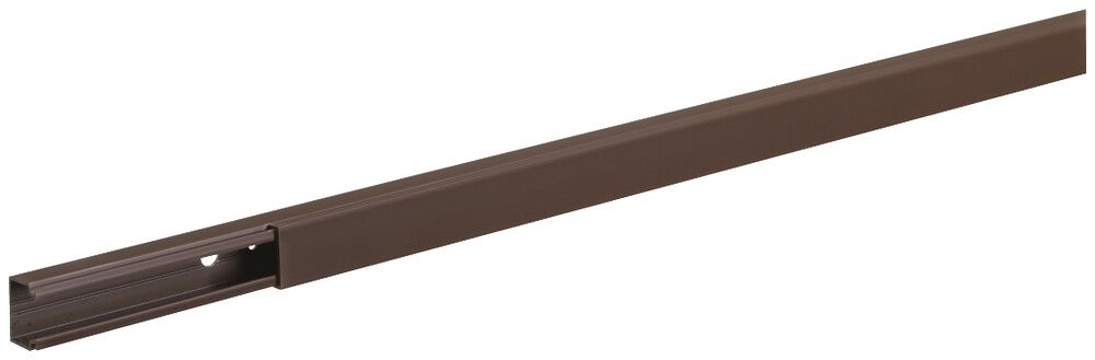 Installationskanal tehalit LF 20×20×2000mm (B×H×L) PVC braun