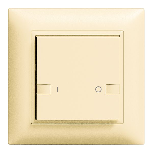 UP-Frontset ON-OFF 1K/1T ZEP 88×88mm vanille