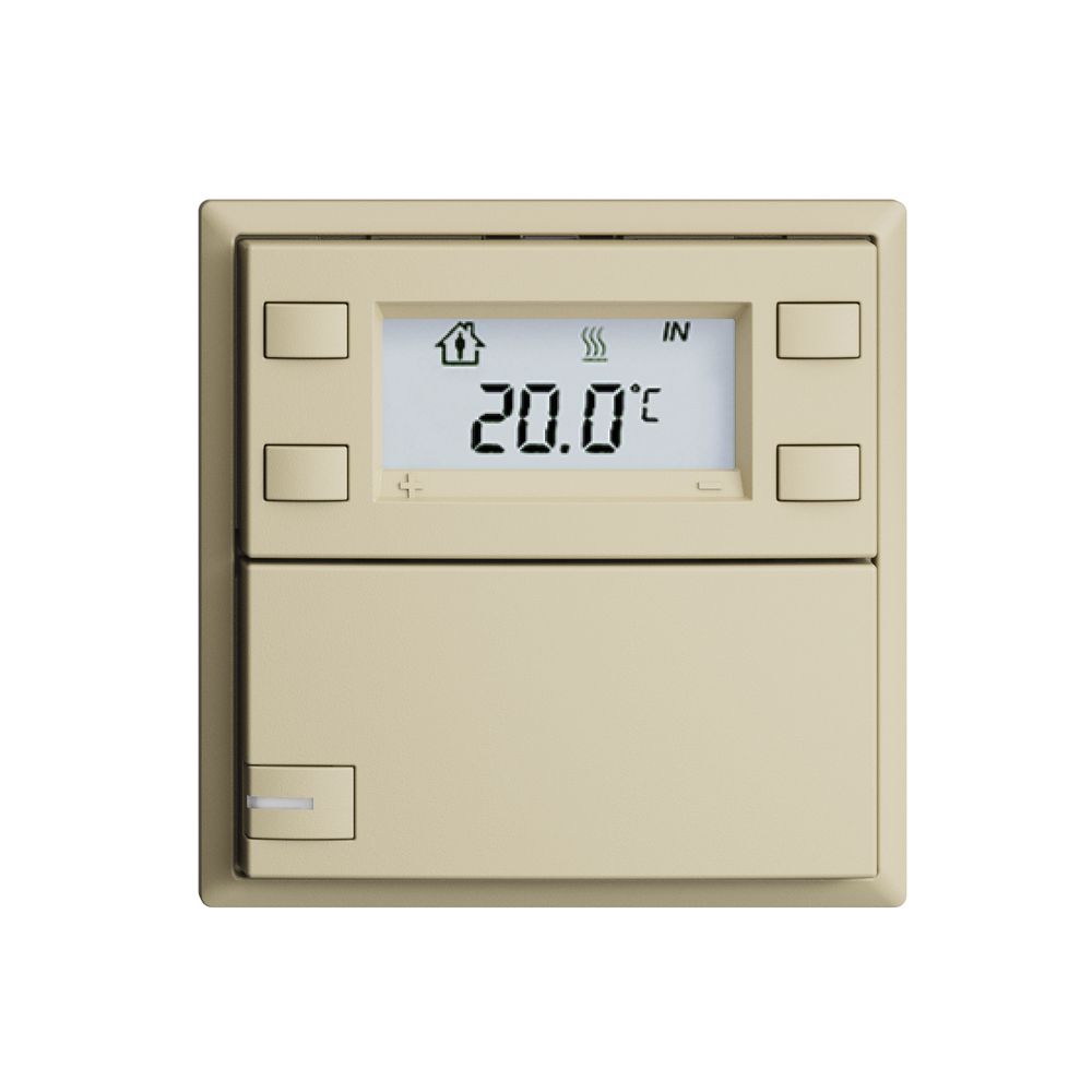 Poussoir RTH ENC KNX 1× EDIZIOdue F vanille, avec LED RGB