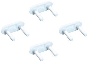 Protection pour prise ELBRO 4 pièces blanc