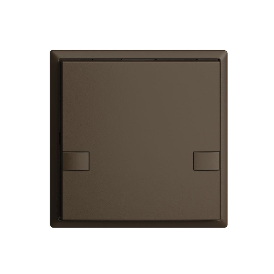 KNX-Taster RGB EDUE, 250mW, o.LED, 1×Taste, 2×Tastenb., cof