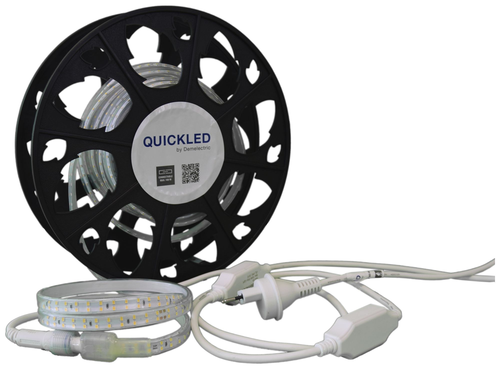 LED-Lichtband QUICKLED 180 IP65 240V 12W-1500lm/m 4000K 10m Bobine einseitig