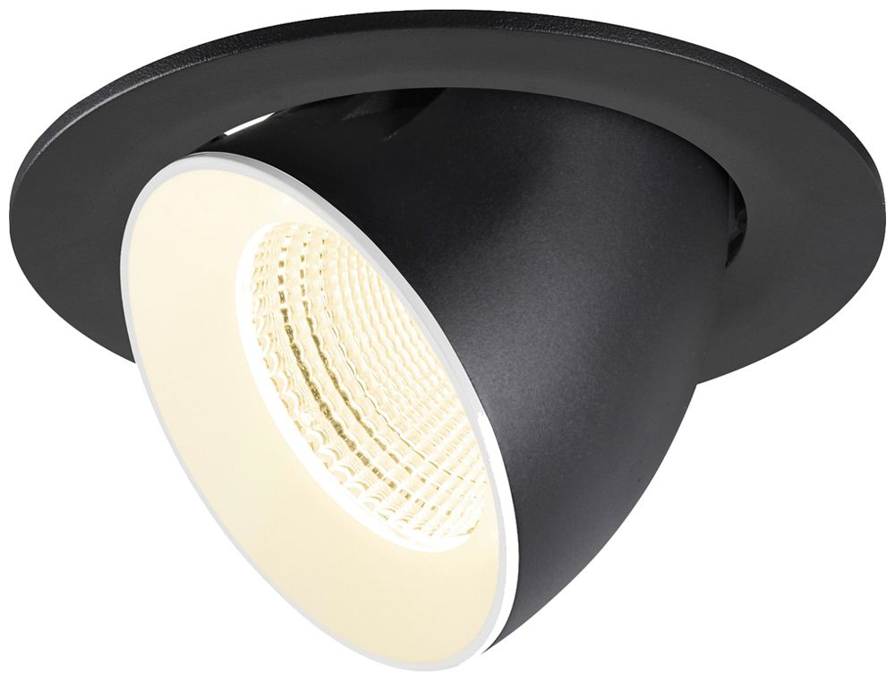 LED-Downlight SLV NUMINOS GIMBLE L 17W 2700lm 4000K WB DALI Ø160×115mm sz/ws