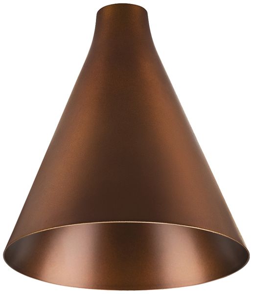 Abat-jour SLV LALU CONE acier Ø152×170mm bronze à teinte unie