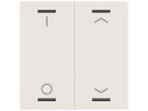 Bascule MDT BE-TAL60W211.D1 1t/4a p.touches tactiles blanc mat "I/O"-"jalousie"