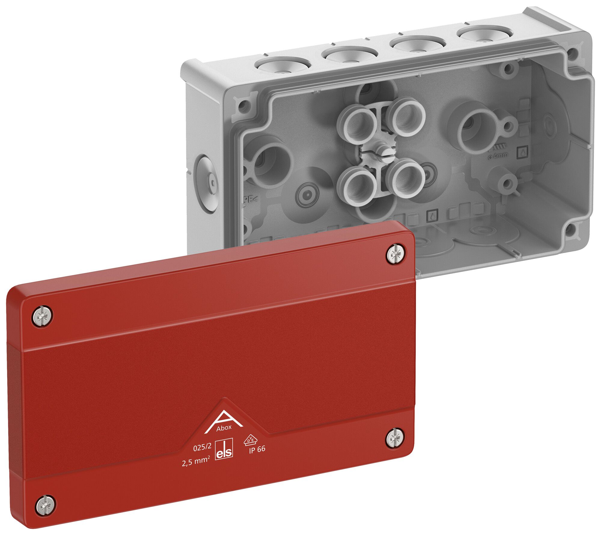 Boîte de dérivation AP Spelsberg Abox 025/2-L/SB 87×152×52mm IP66 ro