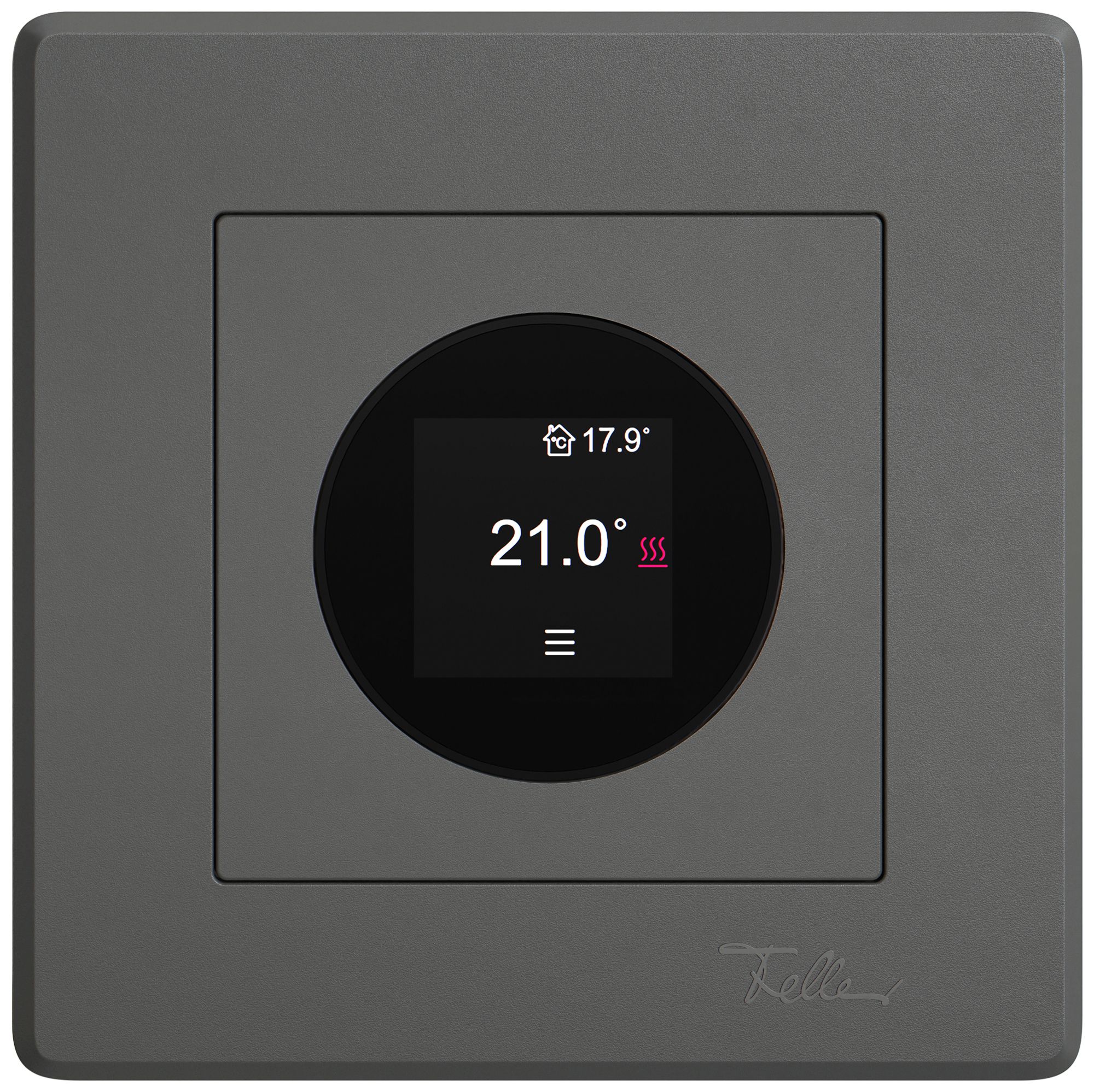 Termostato ambiente INC EDIZIO.liv SNAPFIX® 230VAC 4…30°C 96×96mm grs