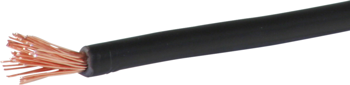 T-Litze 4mm² schwarz Eca, Spule à 100m