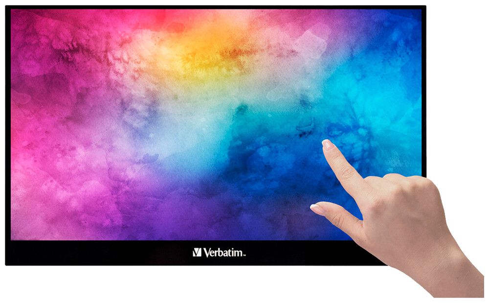 Écran Verbatim PMT-17 17.3" IPS FHD 1920×1080px écran tactile noir
