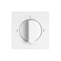 Drehschalter EDIZIO.liv SNAPFIX® Drehgriff Ausschalter 0/2L ws