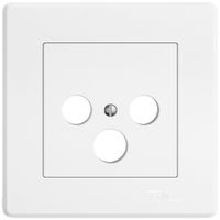 UP-Montageset EDIZIO.liv SNAPFIX® für SAT-Antennensteckdose ws