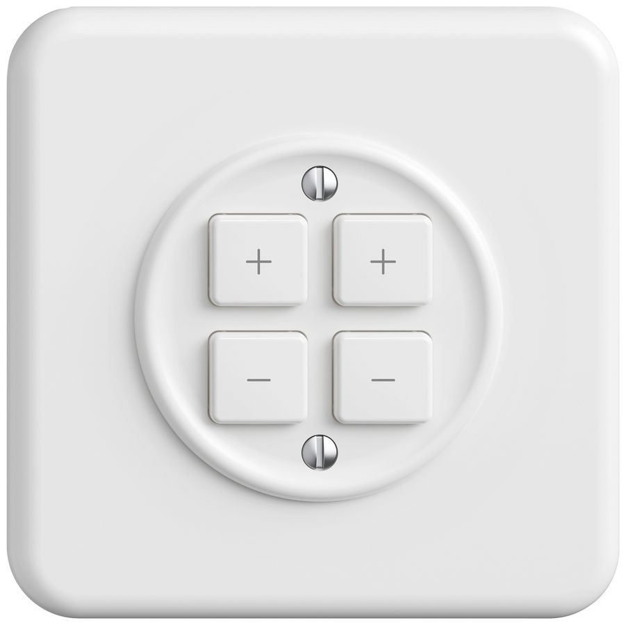 UP-Dimmer Uni-LED STANDARDdue Wiser SNAPFIX® 2 Kanal 4 Tasten WLAN ws