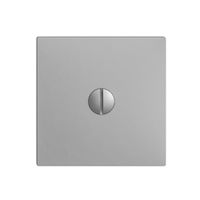 Blindabdeckung EDIZIOdue silver