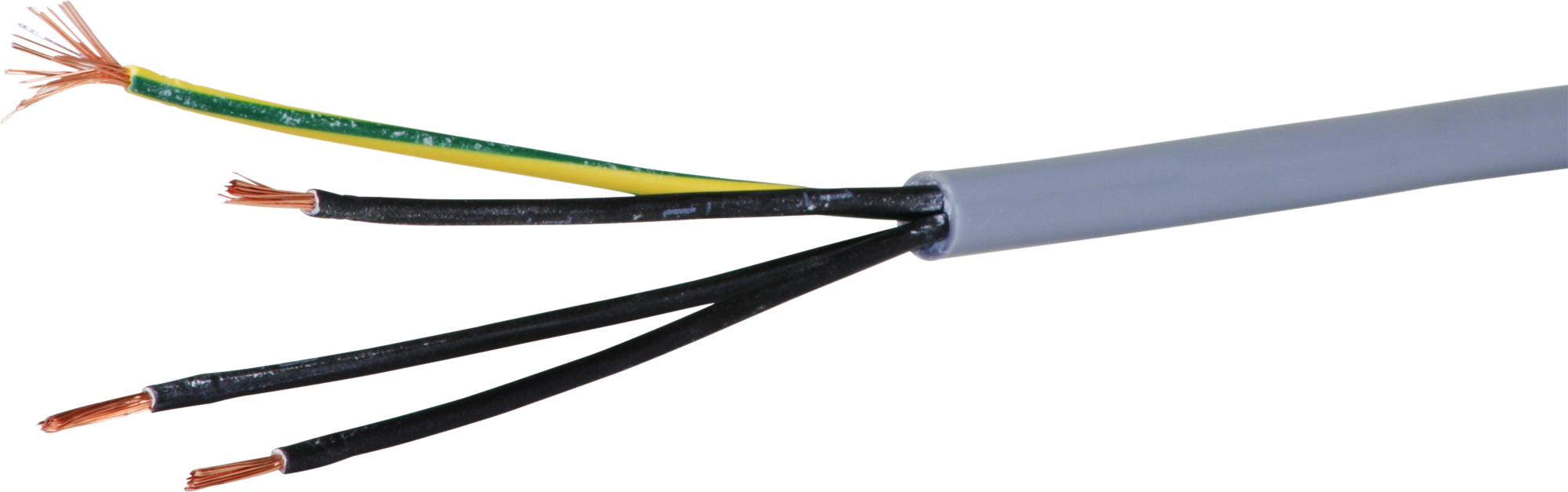 Steuerkabel LiYY 4×1.5mm² nummeriert grau