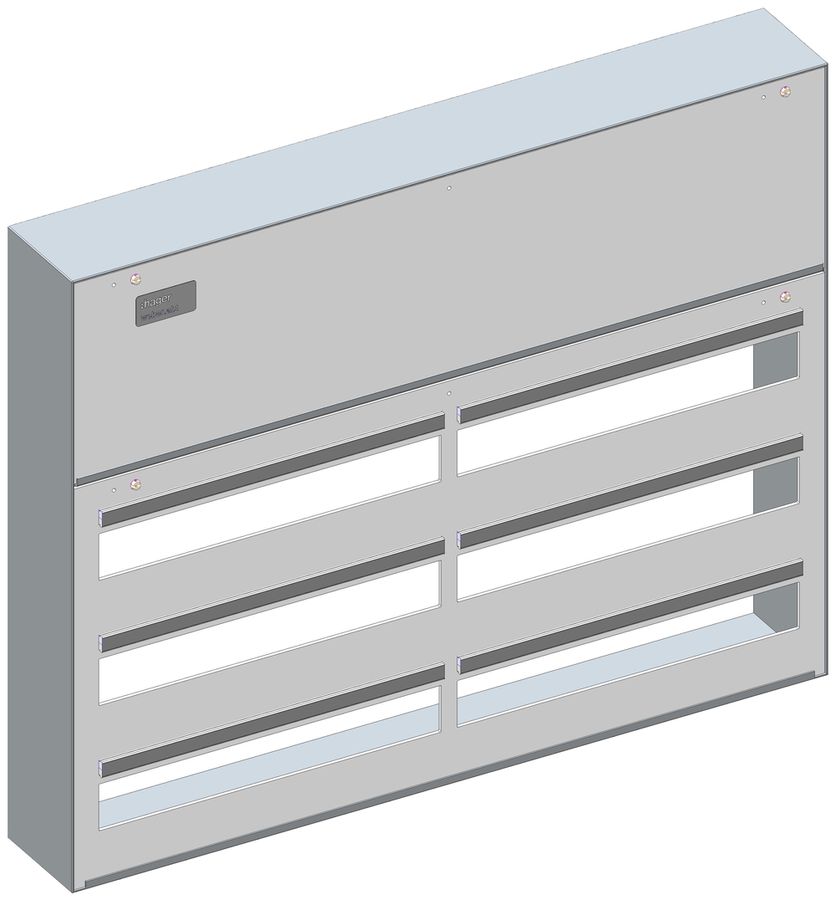 Coffret de distribution AP Hager ABT 2 places pour compteur 2-rangées 756×611mm